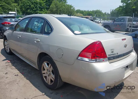 2011 Chevrolet Impala Lt из США, поврежденный, VIN 2G1WB5EK9B1199299